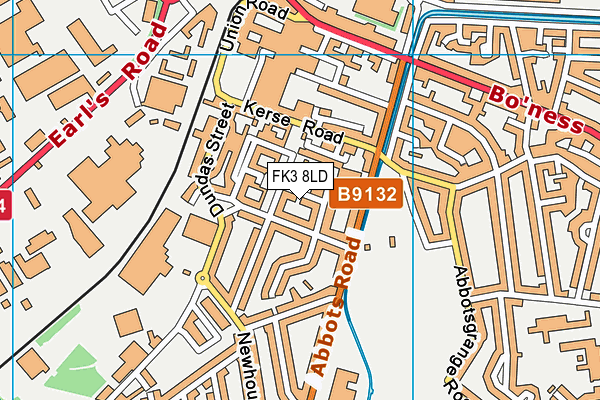 FK3 8LD map - OS VectorMap District (Ordnance Survey) FK3 8LD map - OS VectorMap District (Ordnance Survey)