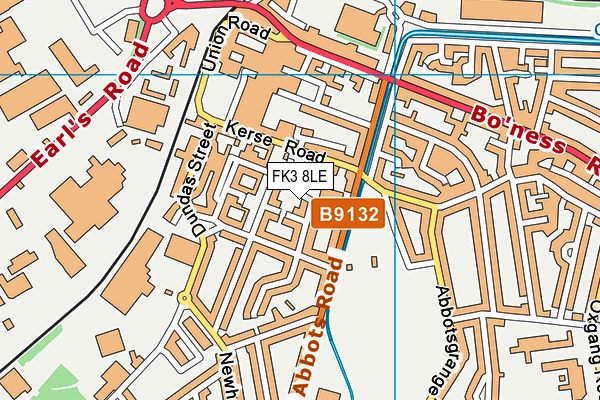 FK3 8LE map - OS VectorMap District (Ordnance Survey) FK3 8LE map - OS VectorMap District (Ordnance Survey)
