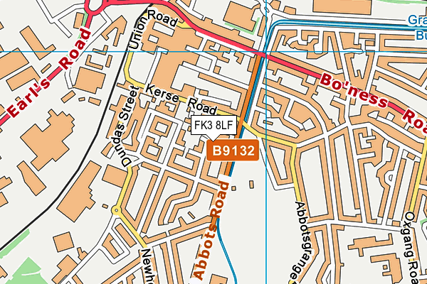 FK3 8LF map - OS VectorMap District (Ordnance Survey) FK3 8LF map - OS VectorMap District (Ordnance Survey)