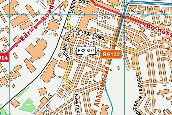 FK3 8LG map - OS VectorMap District (Ordnance Survey) FK3 8LG map - OS VectorMap District (Ordnance Survey)