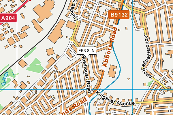 FK3 8LN map - OS VectorMap District (Ordnance Survey) FK3 8LN map - OS VectorMap District (Ordnance Survey)