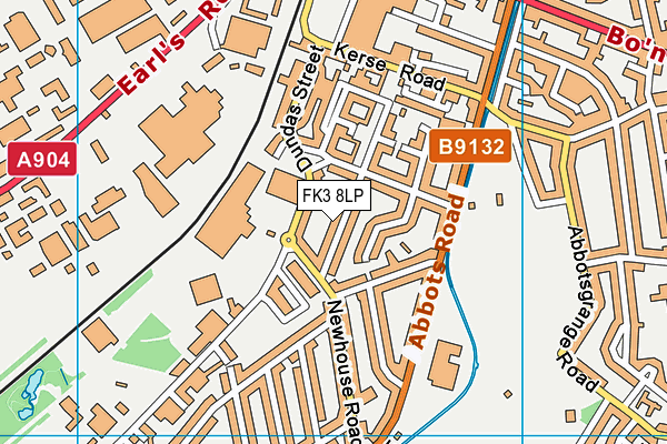 FK3 8LP map - OS VectorMap District (Ordnance Survey) FK3 8LP map - OS VectorMap District (Ordnance Survey)