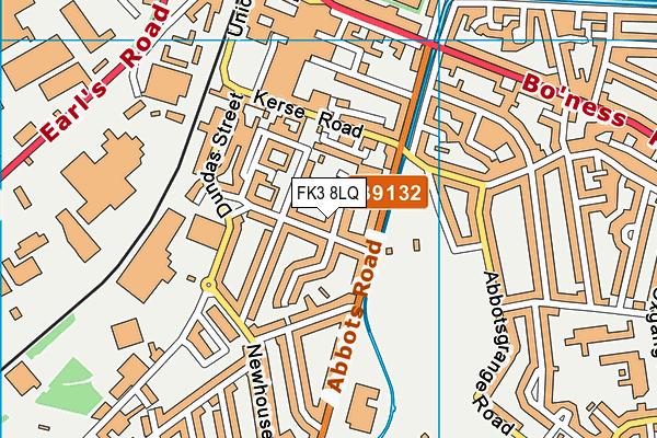 FK3 8LQ map - OS VectorMap District (Ordnance Survey) FK3 8LQ map - OS VectorMap District (Ordnance Survey)