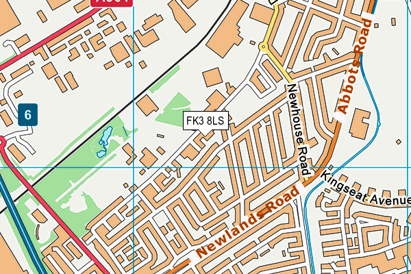FK3 8LS map - OS VectorMap District (Ordnance Survey) FK3 8LS map - OS VectorMap District (Ordnance Survey)
