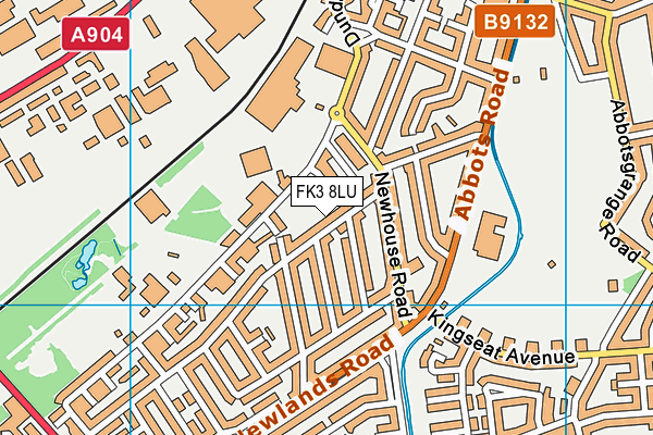 FK3 8LU map - OS VectorMap District (Ordnance Survey) FK3 8LU map - OS VectorMap District (Ordnance Survey)