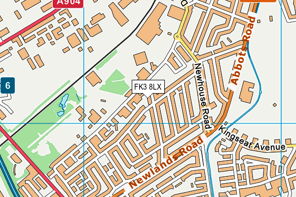 FK3 8LX map - OS VectorMap District (Ordnance Survey) FK3 8LX map - OS VectorMap District (Ordnance Survey)