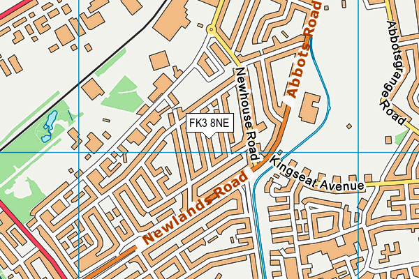 FK3 8NE map - OS VectorMap District (Ordnance Survey) FK3 8NE map - OS VectorMap District (Ordnance Survey)