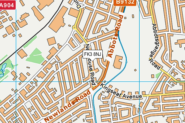 FK3 8NJ map - OS VectorMap District (Ordnance Survey) FK3 8NJ map - OS VectorMap District (Ordnance Survey)