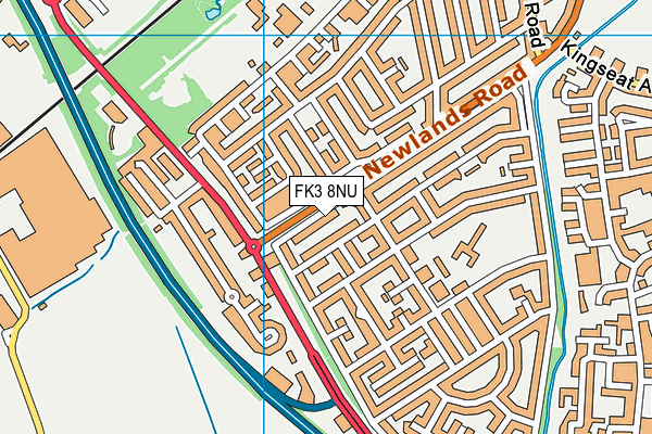 FK3 8NU map - OS VectorMap District (Ordnance Survey) FK3 8NU map - OS VectorMap District (Ordnance Survey)