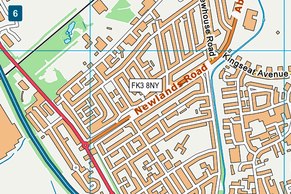 FK3 8NY map - OS VectorMap District (Ordnance Survey) FK3 8NY map - OS VectorMap District (Ordnance Survey)