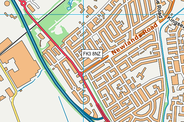 FK3 8NZ map - OS VectorMap District (Ordnance Survey) FK3 8NZ map - OS VectorMap District (Ordnance Survey)