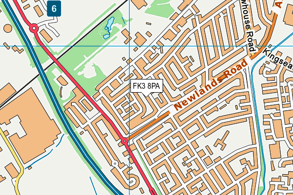 FK3 8PA map - OS VectorMap District (Ordnance Survey) FK3 8PA map - OS VectorMap District (Ordnance Survey)