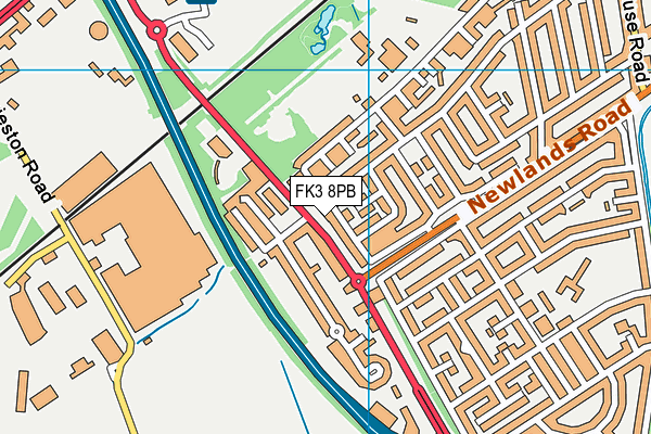 FK3 8PB map - OS VectorMap District (Ordnance Survey) FK3 8PB map - OS VectorMap District (Ordnance Survey)