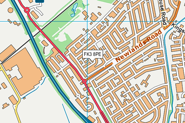 FK3 8PE map - OS VectorMap District (Ordnance Survey) FK3 8PE map - OS VectorMap District (Ordnance Survey)