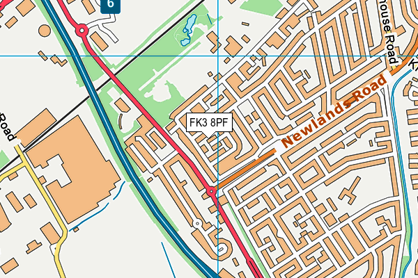 FK3 8PF map - OS VectorMap District (Ordnance Survey) FK3 8PF map - OS VectorMap District (Ordnance Survey)