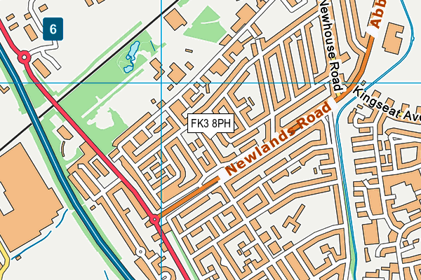 FK3 8PH map - OS VectorMap District (Ordnance Survey) FK3 8PH map - OS VectorMap District (Ordnance Survey)