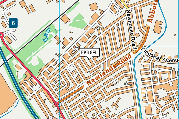 FK3 8PL map - OS VectorMap District (Ordnance Survey) FK3 8PL map - OS VectorMap District (Ordnance Survey)