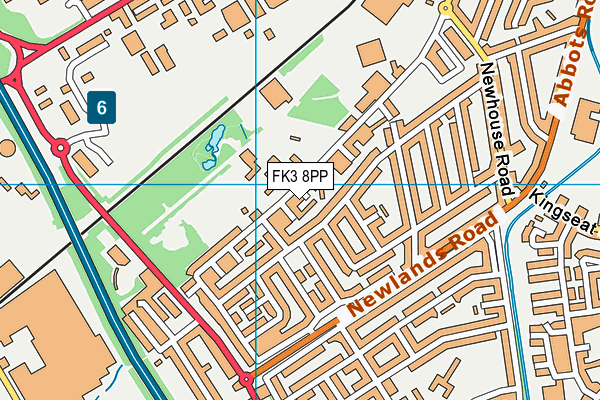 FK3 8PP map - OS VectorMap District (Ordnance Survey) FK3 8PP map - OS VectorMap District (Ordnance Survey)