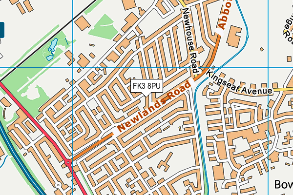 FK3 8PU map - OS VectorMap District (Ordnance Survey) FK3 8PU map - OS VectorMap District (Ordnance Survey)