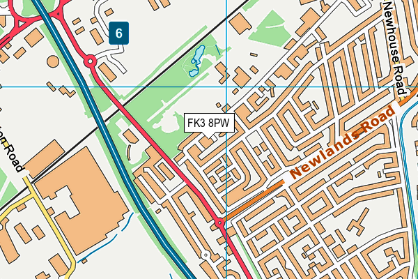 FK3 8PW map - OS VectorMap District (Ordnance Survey) FK3 8PW map - OS VectorMap District (Ordnance Survey)