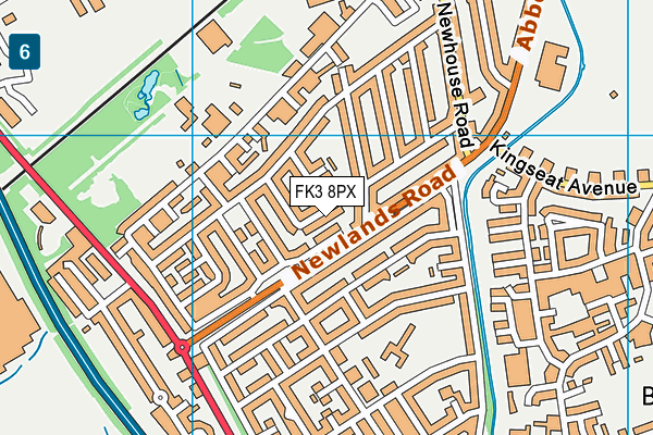 FK3 8PX map - OS VectorMap District (Ordnance Survey) FK3 8PX map - OS VectorMap District (Ordnance Survey)