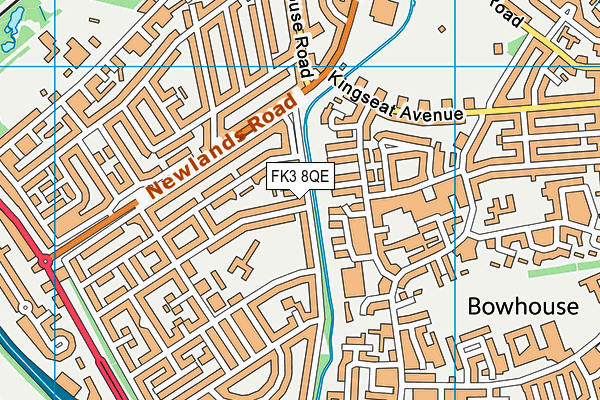 FK3 8QE map - OS VectorMap District (Ordnance Survey) FK3 8QE map - OS VectorMap District (Ordnance Survey)