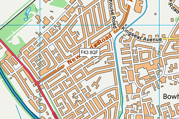 FK3 8QF map - OS VectorMap District (Ordnance Survey) FK3 8QF map - OS VectorMap District (Ordnance Survey)
