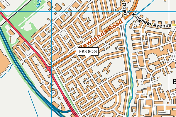 FK3 8QG map - OS VectorMap District (Ordnance Survey) FK3 8QG map - OS VectorMap District (Ordnance Survey)