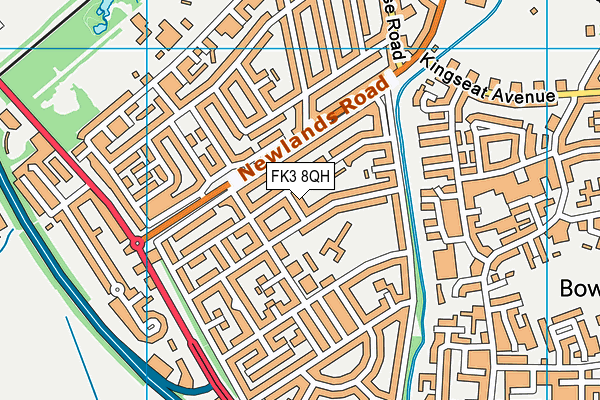 FK3 8QH map - OS VectorMap District (Ordnance Survey) FK3 8QH map - OS VectorMap District (Ordnance Survey)