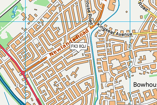 FK3 8QJ map - OS VectorMap District (Ordnance Survey) FK3 8QJ map - OS VectorMap District (Ordnance Survey)