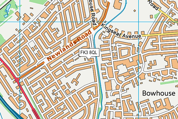 FK3 8QL map - OS VectorMap District (Ordnance Survey) FK3 8QL map - OS VectorMap District (Ordnance Survey)