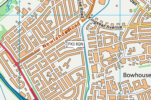 FK3 8QN map - OS VectorMap District (Ordnance Survey) FK3 8QN map - OS VectorMap District (Ordnance Survey)