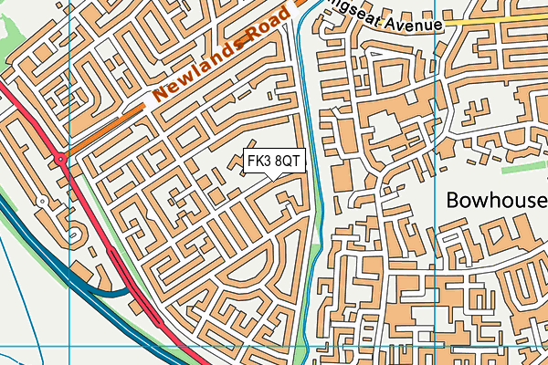 FK3 8QT map - OS VectorMap District (Ordnance Survey) FK3 8QT map - OS VectorMap District (Ordnance Survey)