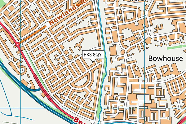 FK3 8QY map - OS VectorMap District (Ordnance Survey) FK3 8QY map - OS VectorMap District (Ordnance Survey)