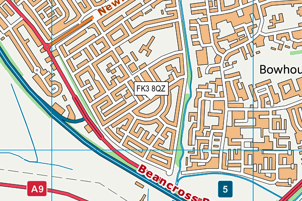 FK3 8QZ map - OS VectorMap District (Ordnance Survey) FK3 8QZ map - OS VectorMap District (Ordnance Survey)