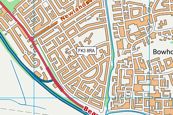 FK3 8RA map - OS VectorMap District (Ordnance Survey) FK3 8RA map - OS VectorMap District (Ordnance Survey)