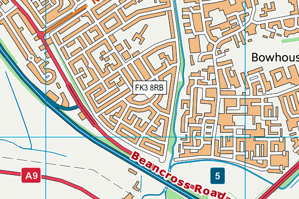 FK3 8RB map - OS VectorMap District (Ordnance Survey) FK3 8RB map - OS VectorMap District (Ordnance Survey)
