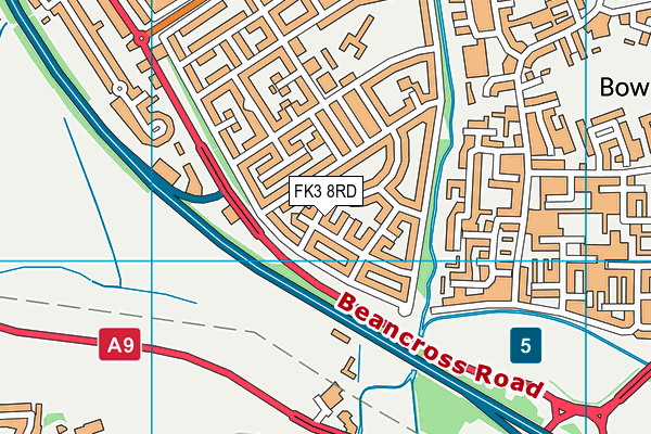 FK3 8RD map - OS VectorMap District (Ordnance Survey) FK3 8RD map - OS VectorMap District (Ordnance Survey)