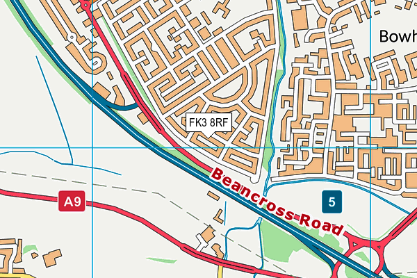FK3 8RF map - OS VectorMap District (Ordnance Survey) FK3 8RF map - OS VectorMap District (Ordnance Survey)