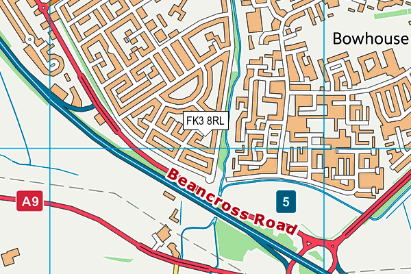 FK3 8RL map - OS VectorMap District (Ordnance Survey) FK3 8RL map - OS VectorMap District (Ordnance Survey)