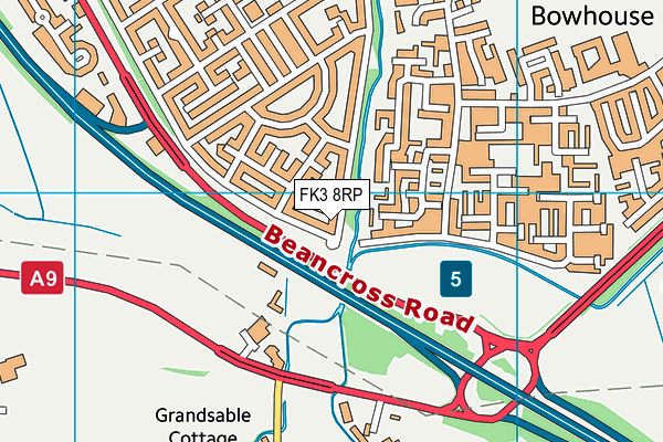 FK3 8RP map - OS VectorMap District (Ordnance Survey) FK3 8RP map - OS VectorMap District (Ordnance Survey)