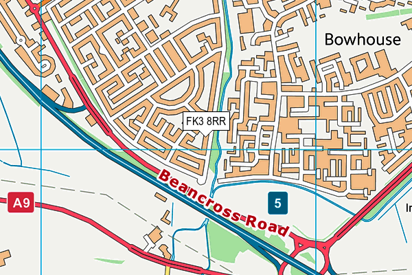 FK3 8RR map - OS VectorMap District (Ordnance Survey) FK3 8RR map - OS VectorMap District (Ordnance Survey)