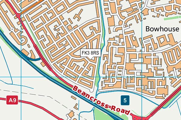 FK3 8RS map - OS VectorMap District (Ordnance Survey) FK3 8RS map - OS VectorMap District (Ordnance Survey)