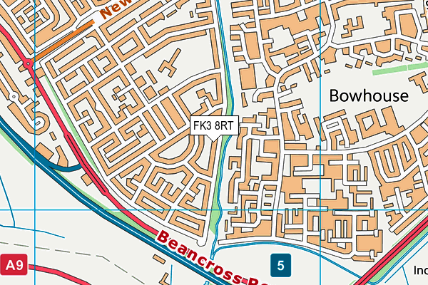 FK3 8RT map - OS VectorMap District (Ordnance Survey) FK3 8RT map - OS VectorMap District (Ordnance Survey)