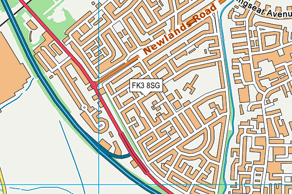 FK3 8SG map - OS VectorMap District (Ordnance Survey) FK3 8SG map - OS VectorMap District (Ordnance Survey)