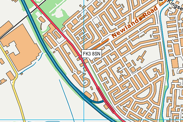 FK3 8SN map - OS VectorMap District (Ordnance Survey) FK3 8SN map - OS VectorMap District (Ordnance Survey)