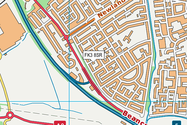 FK3 8SR map - OS VectorMap District (Ordnance Survey) FK3 8SR map - OS VectorMap District (Ordnance Survey)