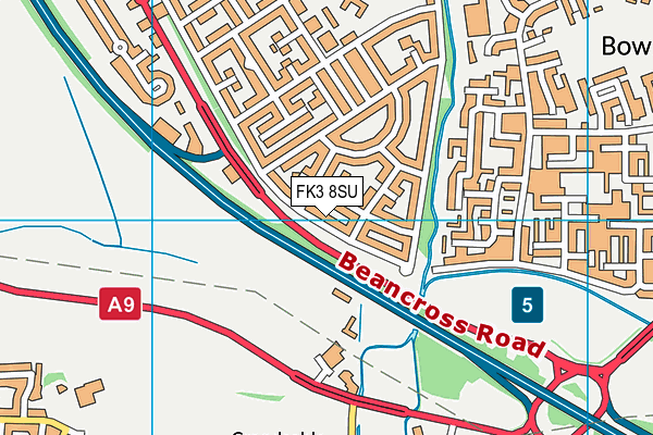 FK3 8SU map - OS VectorMap District (Ordnance Survey) FK3 8SU map - OS VectorMap District (Ordnance Survey)