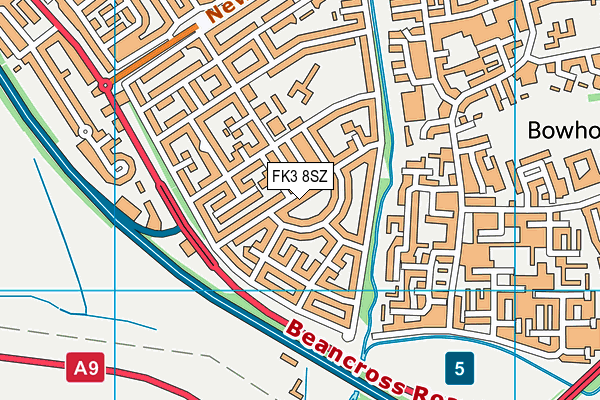 FK3 8SZ map - OS VectorMap District (Ordnance Survey) FK3 8SZ map - OS VectorMap District (Ordnance Survey)