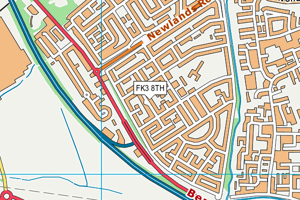 FK3 8TH map - OS VectorMap District (Ordnance Survey) FK3 8TH map - OS VectorMap District (Ordnance Survey)